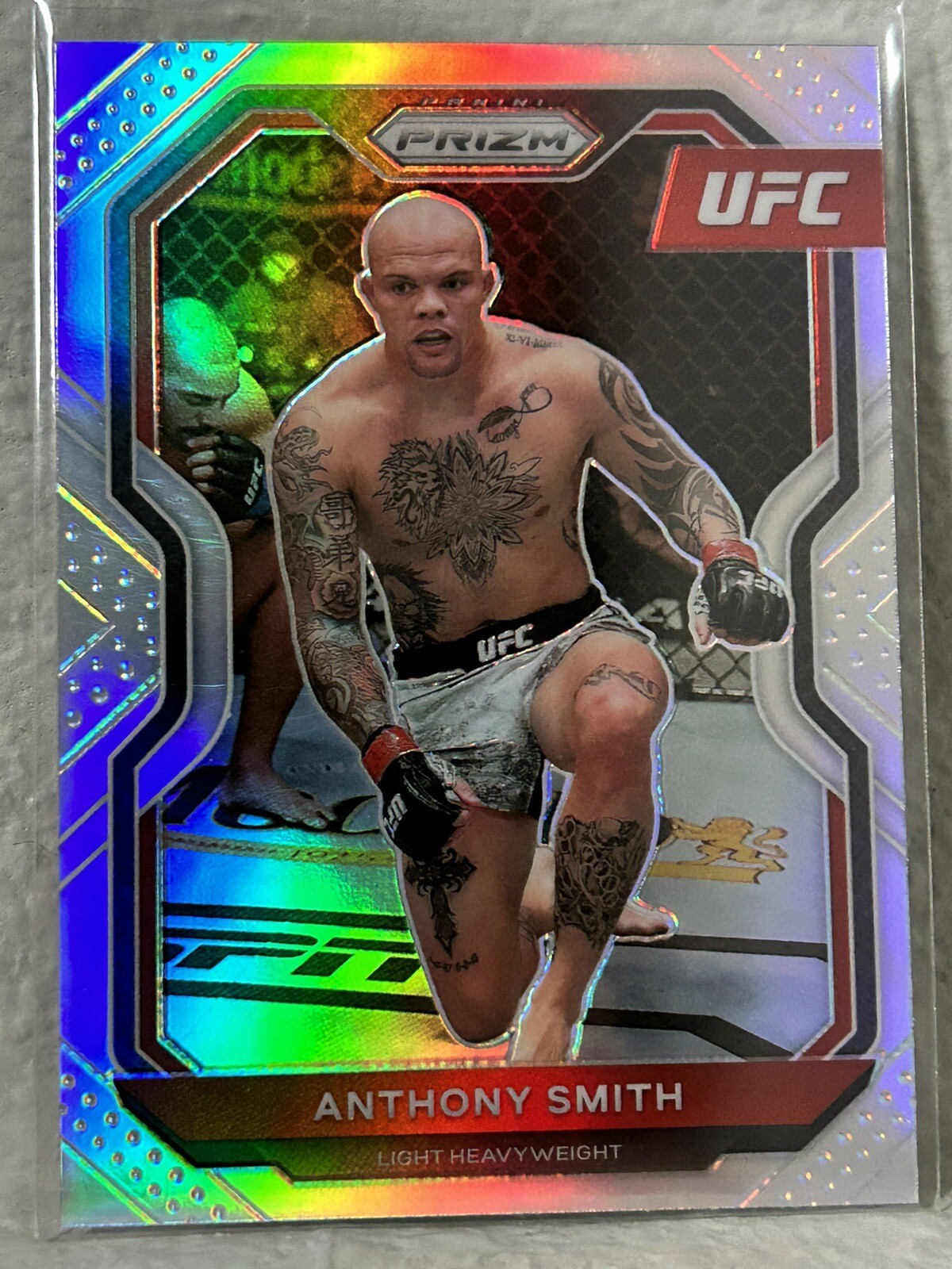 2021 Panini Prizm UFC Silver Prizm Anthony Smith #96 MMA Dana White