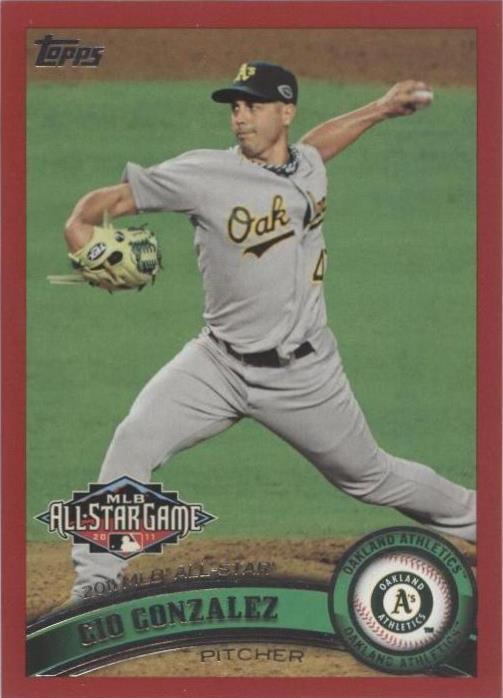 2011 Topps Update Series - All-Star Gio Gonzalez #US75 Red for sale ...