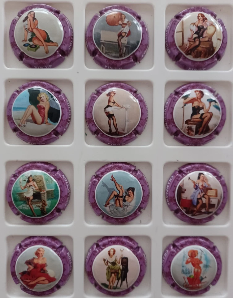 NEWS CAPSULES DE CHAMPAGNE Les Pin Up 2023 3e Serie générique