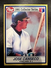 Jose Conseco (#4 of 30) Oakland A's Baseball -  Post Collector Series 