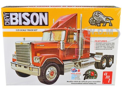 SKILL 3 MODEL KIT CHEVROLET BISON TRUCK TRACTOR 1/25 SCALE MODEL BY AMT AMT1390