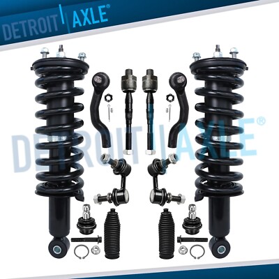 Front Strut Ball Joint Tierod Sway Bar for 2005 - 2012 Pathfinder Xterra Equator
