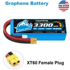 Yowoo 4S 3300mAh 150C Lipo Battery XT60 14.8V Graphene for RC Drone Truck Boat