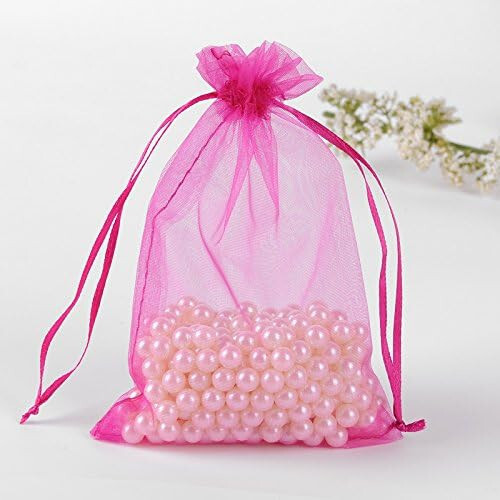 Organza Bags 100pcs Satin Drawstring Wedding Favor Jewelry Candy Watch Party Gif