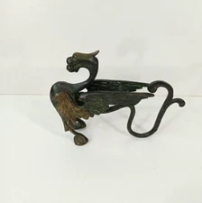 Antique Rare Sculpture Griffin,Mythical Statue,Base Figurine Decor ,19th Century