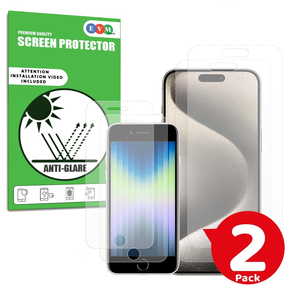 iPhone X XS 11 12 13 14 15 Pro Max Matte Anti Glare Screen