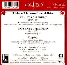 Lieder von Schubert und Schumann von Fischer-Dieskau,... | CD | Zustand sehr gut