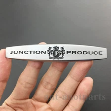 2pcs Metal JUNCTION PRODUCE JP VIP Car Fender Emblem Skirts Badge Decal Stickers