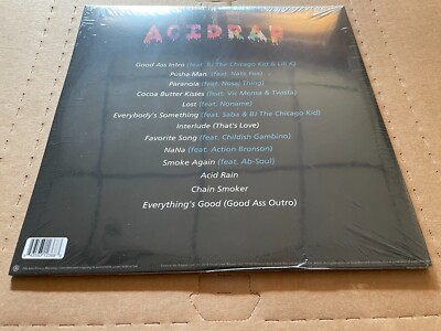 NEW SUPER RARE Chance the Rapper - Acid Rap COLORED Vinyl 2xLP