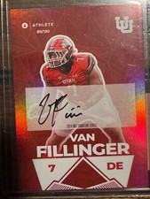 Van Fillinger Onit on card auto. 89/130 Utah Utes