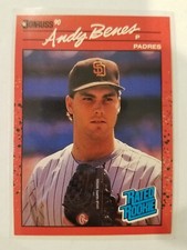 1990 Donruss Andy Benes #41 Rated Rookie Baseball Card San Diego Padres NM!