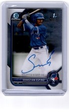 2022 Bowman Chrome Sebastian Espino Auto Toronto Blue Jays #CPA-SE