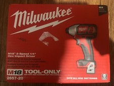Milwaukee M18 2-Speed 1/4” Hex Impact Driver 2657-20