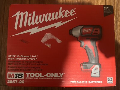 Milwaukee M18 2-Speed 1/4  Hex Impact Driver 2657-20