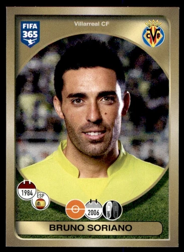 Panini FIFA 365 2017 - Bruno Soriano (Villarreal CF) No. 95