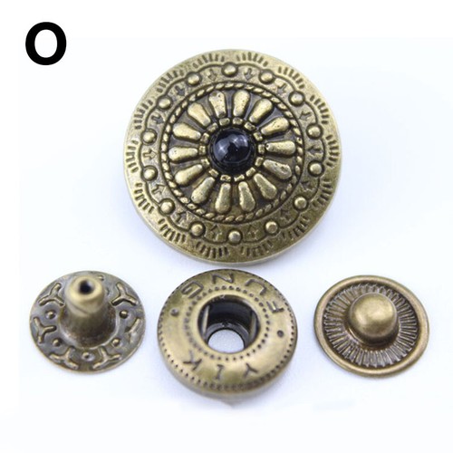 DIY Copper Snap Fasteners Buttons Press Studs Leather Crafts Sewing Accessory x1 - Picture 27 of 30