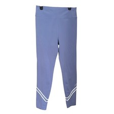 Jack Wills Active Ladies Leggings Blue / White Size UK 14 EUR 42
