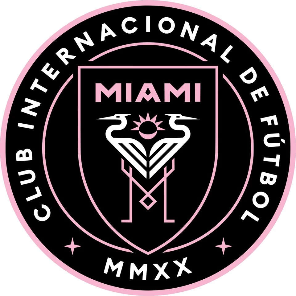 Inter Miami CF MLS Weather Resistant Vinyl Die Cut Sticker Decal 01