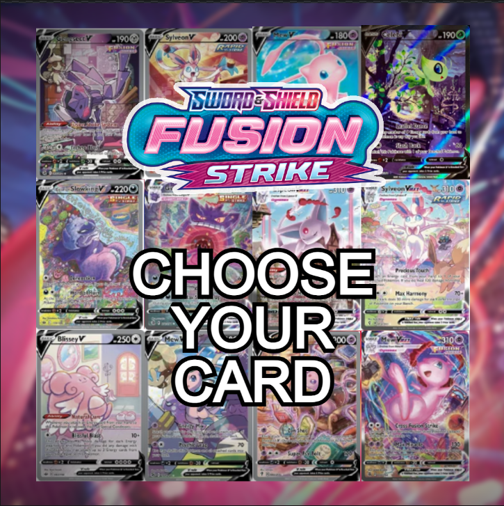 Pokemon Fusion Strike Singles - Pick Your Card for TCG Battles