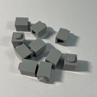 Lego 10 x Basicsteine grau - 3005 - Brick 1 x 1 Light Bluish Gray - NEU / NEW