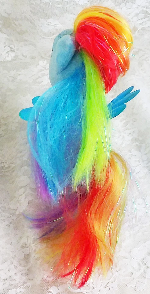 2016 TY My Little Pony Sparkle Buddies "Rainbow Dash" 7" Plush Toy  No Hang Tag - Image 3 of 4