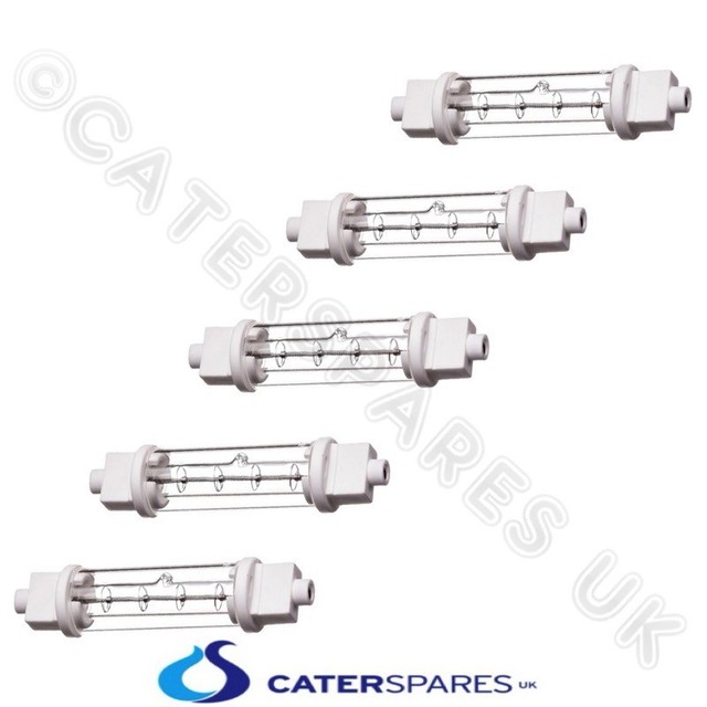 CATERING HEAT LAMP BULB 500WATT DOUBLE JACKETED GANTRY LIGHT BULKBUY 5