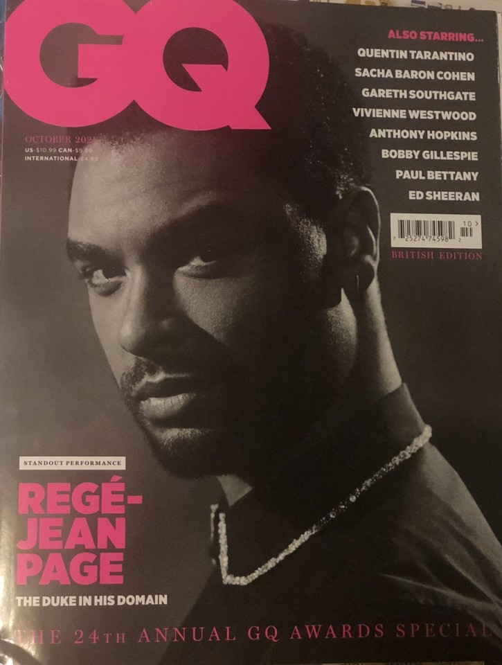British GQ Magazine Octobre 2021 - Rege-Jean Page (Bridgerton) - Édition Spéciale