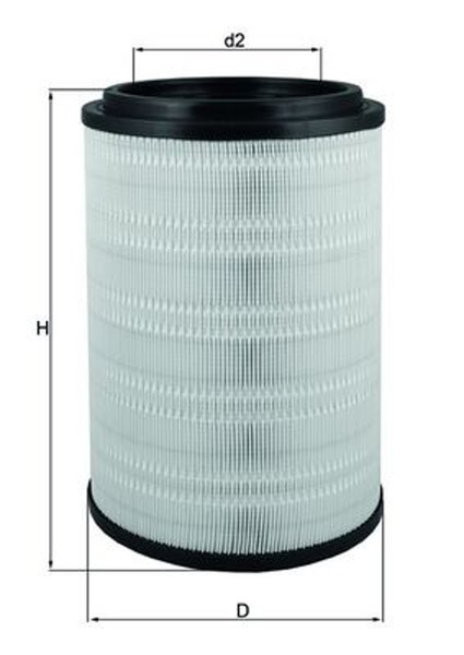 Mahle Luftfilter LX 2741 Filtereinsatz FüR LF 55 45 DAF XB XBC CF-image