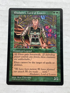 MTG Eladamri, Lord of Leaves TMP 2枚 EladamriLordOfLeaves__57432.