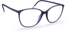 NEW Silhouette SPX Illusion 1601 Eyeglasses 4660 Navy Blue 100 AUTHENTIC