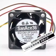 Sanyo 9GV3612P3G03 12V 0.34A 36 28 mm 4-wire PWM speed-controlled cooling fan