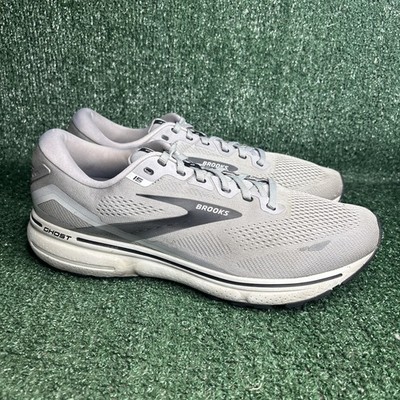 Brooks Ghost 15 Men's Size 14 D Alloy/Oyster Synthetic Road Running Shoes