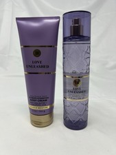NEW Bath  Body Works Love Unleashed Fine Fragrance Mist  Body Cream - 2 Pc.