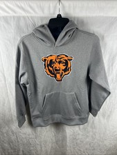 Ultra Game NFL Chicago Bears Youth Sweatshirt Hoodie Gray Size Medium 10-12 NWT