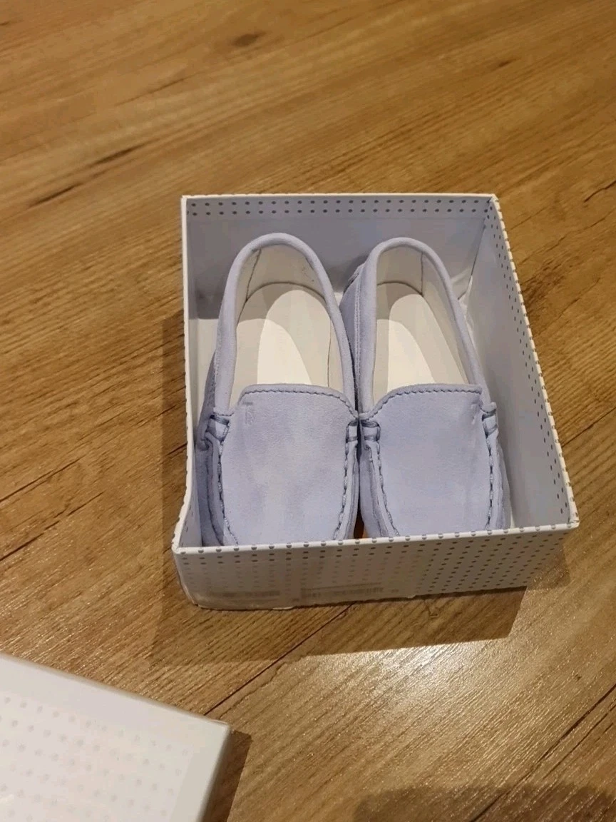 TOD’S Scarpe culla Tod's Gom bambino Clsc blu pallido taglia 20. Regno Unito 2 4. 6 12 mesi