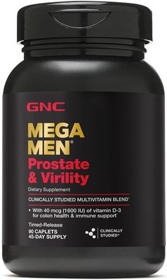 GNC Mega Men Prostate and Virility Multivitamin, Supports Optimal Sexual Health
