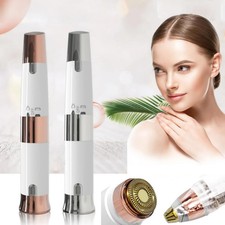 2 In 1 Rechargeable Epilator Eyebrow Trimmer Facial Body Hair Removal Painless