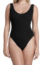 Bond-eye the Mara Crinkle One Piece Swimsuit, Black, One Size Fits Most $180