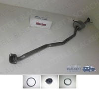 Klarius Auspuff Mitteltopf + Anbauteile für Toyota Previa 2.4 2000-2006