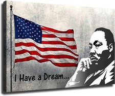 Martin Luther King Jr. Portrait Poster 24x36 Unframed Wall Art Decor