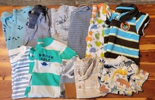 Baby Boy Lot 11 Pieces Onsies Shirts Sz 24 mo.