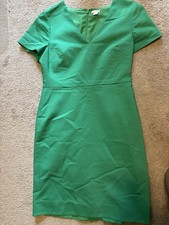 J by J Crew Green Preppy Structured Dress Women's Size 12