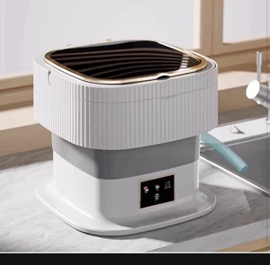 Laveuse portable Mini Lave-linge Laveur pliable et sécheuse à spin Petit voyage