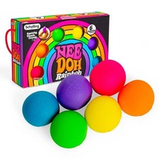 New Needoh Rainbow Teenie Stress Ball Fidget Toys Blind Box Surprises Anti-Stre