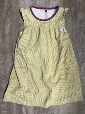 Girls' Tea Collection Dress Size 5 Cotton Teal Floral Short Sleeve Green Purple