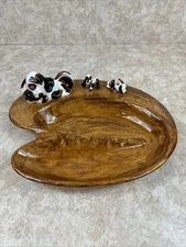 VTG Bassett Hound Dog Ashtray Dish