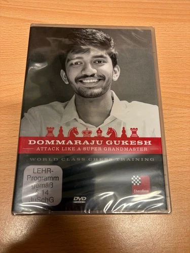 Chessbase Schach Training DVD Attack like a Super Grandmaster Dommaraju Gukesh