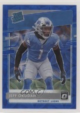 2020 Panini Donruss Optic Rated Rookies Blue Scope Prizm Jeff Okudah #193 fm0