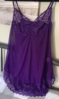 New Without Tags Avidlove  Mesh And Lace Purple Chemise, Size XL — photo 1
