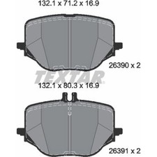 Textar 2639001 Bremsbelagsatz für MERCEDES BENZ S KLASSE E GLC W223 V223 Z223